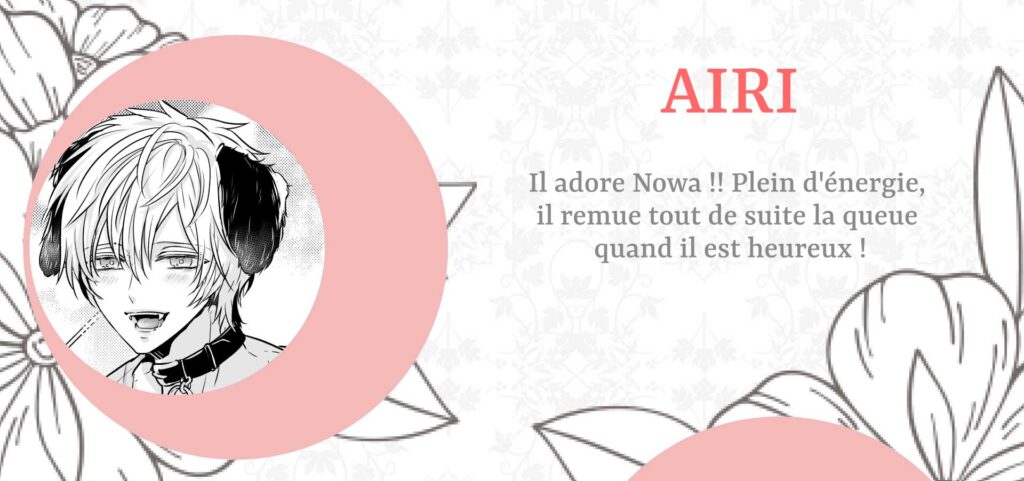 YAOI MANGA VF : Il adore Nowa !! Plein d'énergie,  il remue tout de suite la queue  quand il est heureux !
